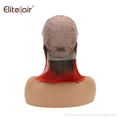 Short Bob Transparent Hd Lace Human Hair Wig,8-14inch Mink Brazilian Hair Wig,13x4 Closure Short Bob Wigs For Black Women